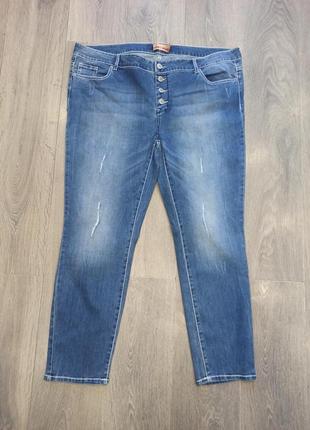 Стрейчевые брюки, летние джинсы большой размер janina2 фото