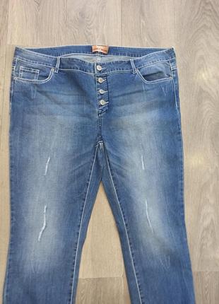 Стрейчевые брюки, летние джинсы большой размер janina3 фото
