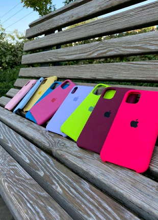 Чохол чохол айфон silicone case iphone 6/7/8 + x xs xr 11 12 pro