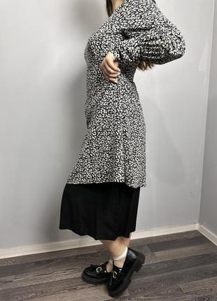 Платье женское миди черное "луїза" modna kazka mkpr2913-26 фото