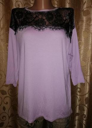 💜💜💜красива жіноча трикотажна кофта, блузка з мереживом, гіпюром tu💜💜💜5 фото