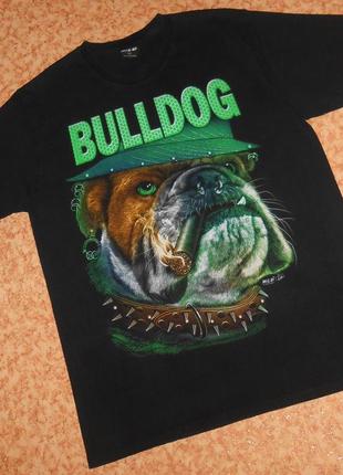 Футболка bulldog/бульдог/wild1 фото