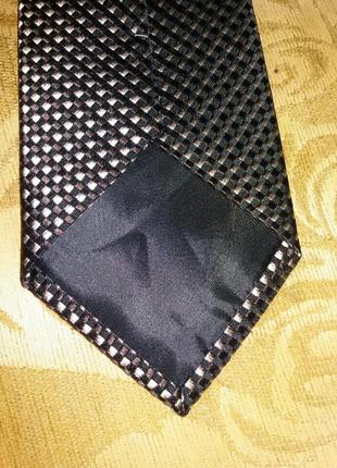 Фирменный шелковый галстук6 фото