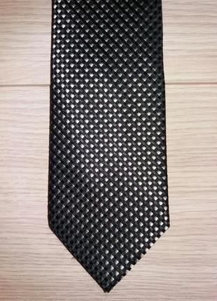 Фирменный шелковый галстук7 фото
