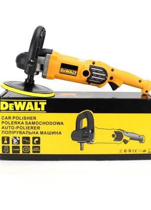 Полірувальна шліфмашина dewalt dwp 849x (1250 вт, 3500 об./хв) шліфмашина з регулятором обертів девольт