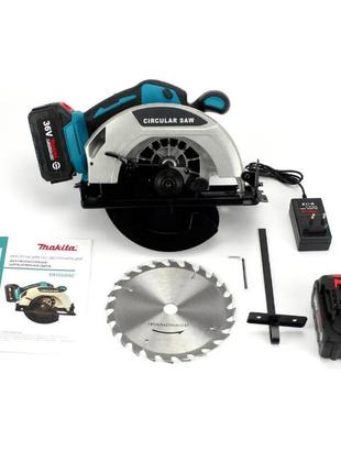 Аккумуляторная циркулярная пила makita dhs680z (36v, 6ah). циркулярка макита