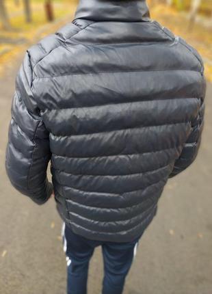 Чоловіча зимова куртка philipp plein синя4 фото