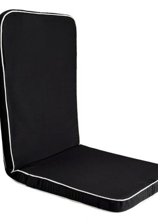 Матрац для лежака,  шезлонга,  садового  крісла  чорного кольору