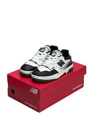 New balance 550 white black green