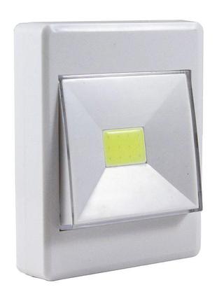 Светодиодный led светильник ночник выключатель на батарейках 3w3 фото