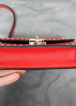 Модная красная сумка, маленькая сумочка2 фото