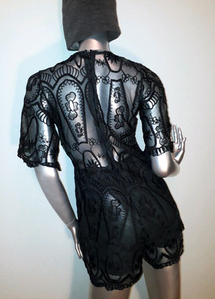 Комбінезон комбез жіночий із шортами, красива гіпюрова спинка,13 фото