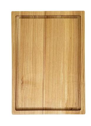 Доска деревянная разделочная 35х25 дуб1 фото