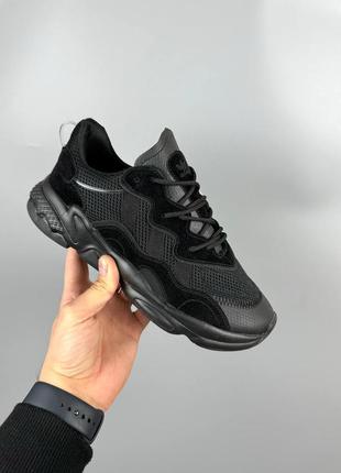 Кроссовки adidas ozweego black  материал: текстиль производство: вьетнам комплектация: брендовая кор