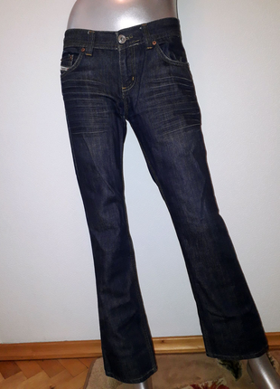 Джинси жіночі класичні. тверда джинсова тканина в рубчик6 фото