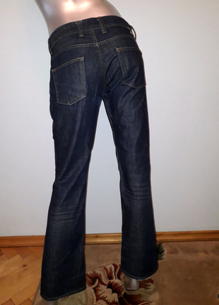 Джинси жіночі класичні. тверда джинсова тканина в рубчик12 фото