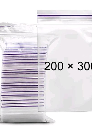 Пакет 200*300 zip-lock