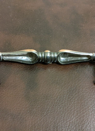Декоративна металічна ручка бронзового кольору під старину.5 фото