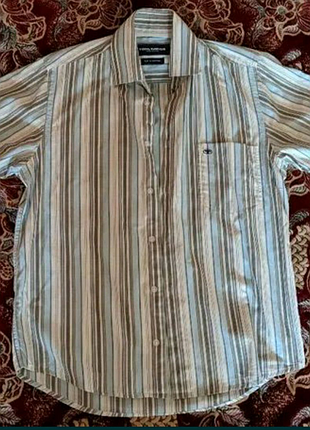 Летняя рубашка с коротким рукавом tom tailor sportswear size s