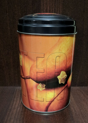 Нова металева банка для чаю tea.