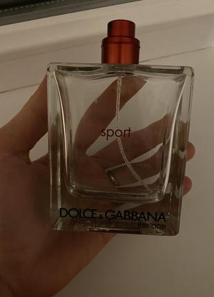 Полая баночка от парфюм dolce&amp;gabbana sport