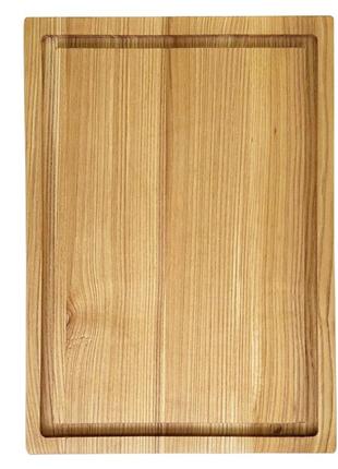 Доска деревянная разделочная для нарезки 40х30 дуб1 фото