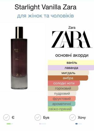 Новые упакованный парфюм zara starlight vanilla 80 мл jo malone myrrh tonka3 фото