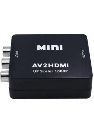 Перехідник з av (rca) на hdmi. підключіть rca вихід до hdmi тб