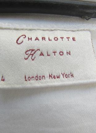 Великолепная вискозная блуза с кружевными вставками от charlotte halton4 фото