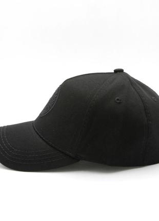 Бейс стон айленд чорний (55-56 р.), кепка чоловіча/жіноча на літо, бейсболка stone island з вишитим логотипом топ