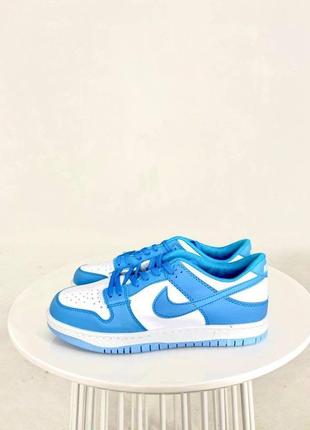 Кросівки nike sb dunk low pro white/blue4 фото