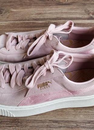 Кроссовки puma suede platform. размер 40