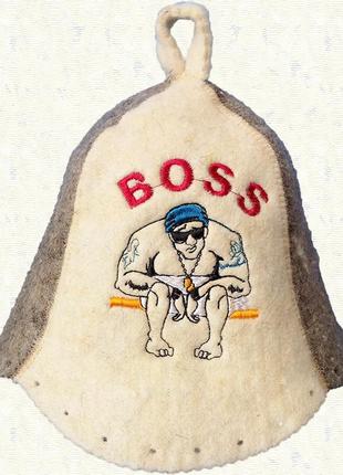 Шапка для бани и сауны - boss