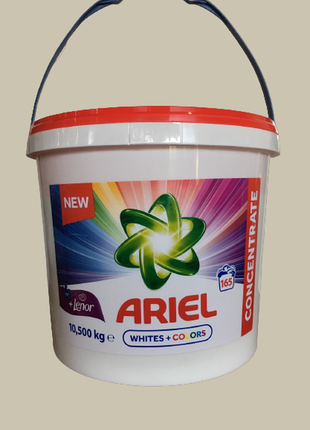 Пральний порошок ariel сolor+whitе 10.5кг відро