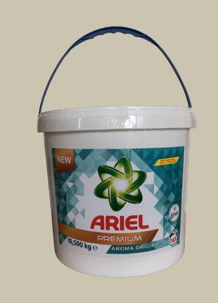 Пральний порошок ariel premium 10.5кг відро