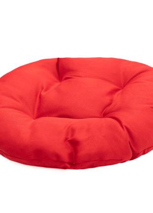 Подушка для стула кресла табуретки 40х8 красная2 фото