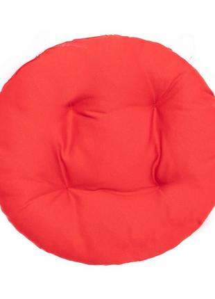 Подушка для стула кресла табуретки 40х8 красная1 фото