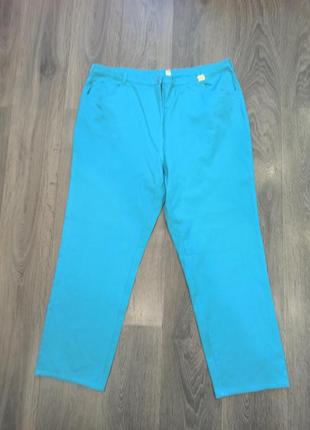 Стрейчевые брюки, летние джинсы большой размер2 фото