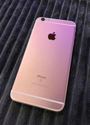 Iphone 6s plus на 32 gb rose gold + 2 подарунки, стан ідеал