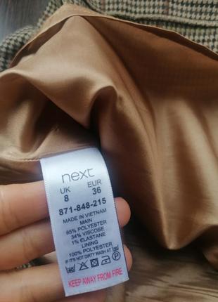 Трендовая юбка next (под колготы,чулки,гольф,свитер,пуловер)3 фото