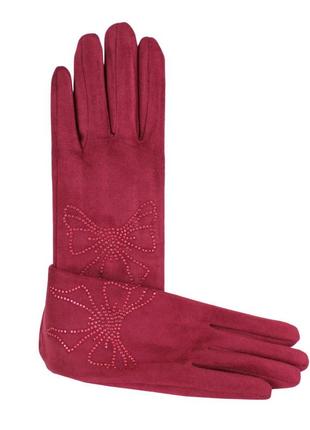 Перчатки женские d603-w-red