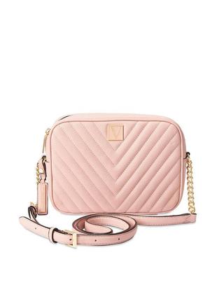 Сумка жіноча victoria's secret crossbody camera bag рожева