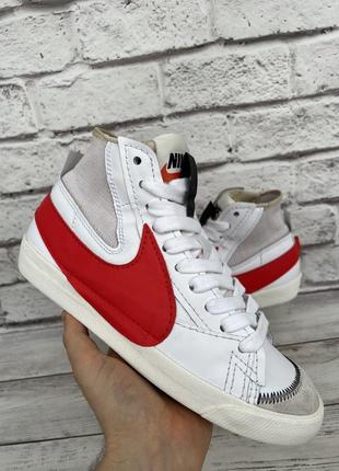 Кроссовки оригінал! nike blazer mid 77 jumbo шкіра 42.5р.27см.2 фото