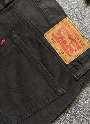 Мужские темные серые джинсовые шорты levi`s оригинал размер 369 фото