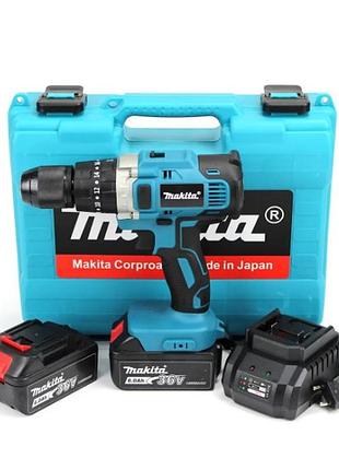Ударный бесщеточный шуруповерт makita dtw485 (36v, 6ah). аккумуляторная дрель-шуруповерт с ударом макита