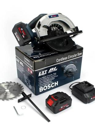 Аккумуляторна циркулярна пила bosch gks 36v-g (36v, 6ah). циркулярка бош