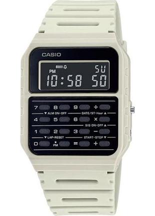 Наручний годинник калькулятор casio ca-53wf ретро стиль класика7 фото