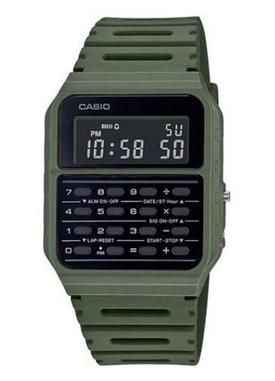 Наручний годинник калькулятор casio ca-53wf ретро стиль класика8 фото