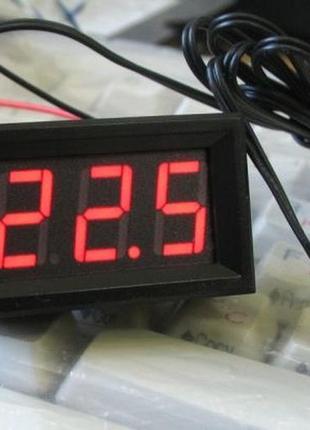 Цифровий світлодіодний термометр червоного світіння