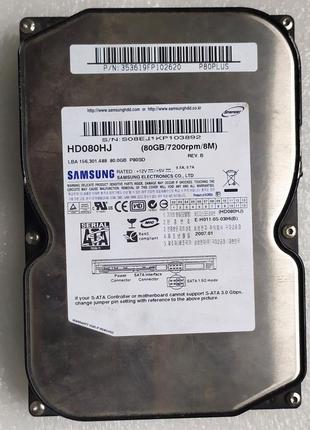Жорсткий диск samsung hd080hj 80 gb sata